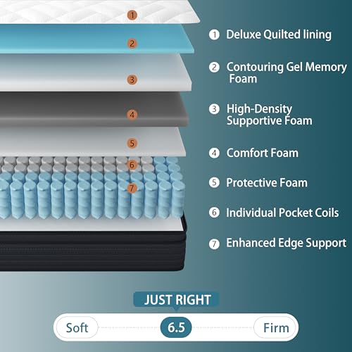 King size memory foam mattress