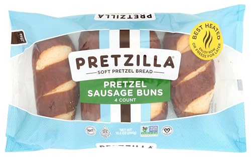 Pretzilla, Buns Sausage Pretzel, 10.4 Ounce