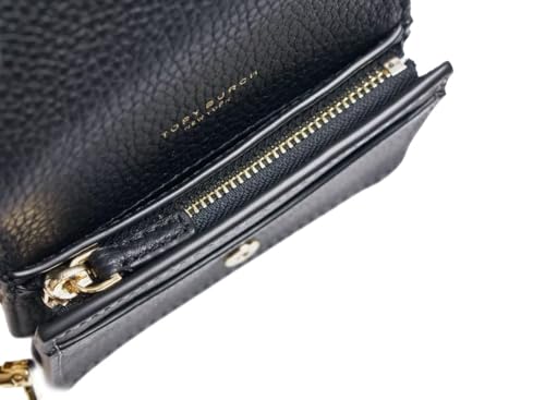 Tory Burch Thea Flap Card Case (Black)4
