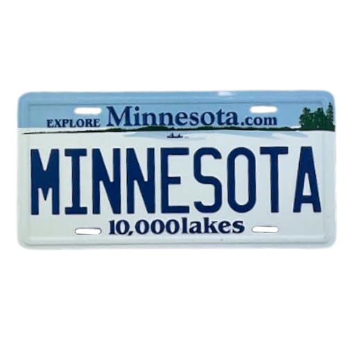 Imán decorativo placa Minnesota pequeño