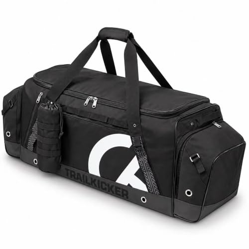 TRAILKICKER 40" Original Ice Hockey Gear Bag, Equipment Duffle, Black