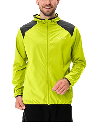 VAUDE Qimsa Air Windjacke Herren MTB winddicht 188 g, Bright Green, Gr. S – Ansicht 5