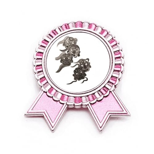 Broche monstre rose Five Goblins : l'atout mode métal M