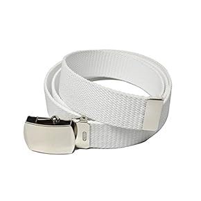 ホワイトカジュアルベルト 110cm ruru1003_m-be105-