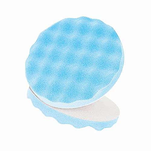 3M Foam Ultrafine foam Polishing Pad, 05751, Single Sided, Flat Back, 8 in (203.2 mm), 2 pads per bag