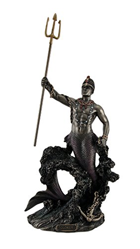 Estatua Veronese Design Olokun Owner of The Deep Sea Bronze