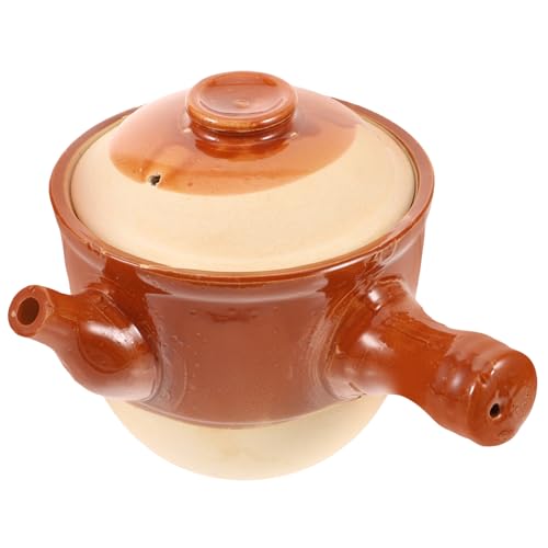 TOPBATHY - TOPBATHY Chinesische Medizin-pfanne Apotheke Keramiktopf Für Chinesische Medizin Langlebiger Topf Mit Dampfloch Antihaftbeschichtet Geeignet Für Verschiedene Herdarten Zum Eintopfen Ohne Üb