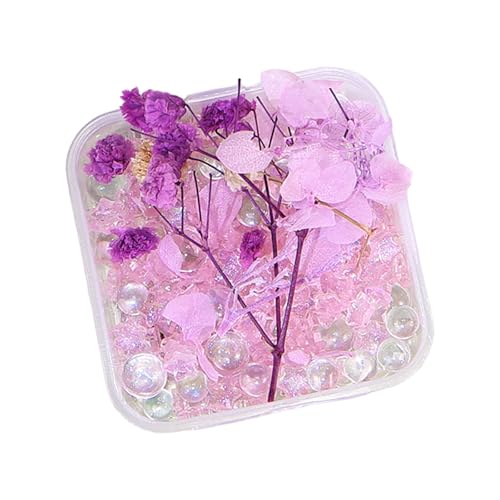 Decoración con flores secas en resina de 30g miniatura 1