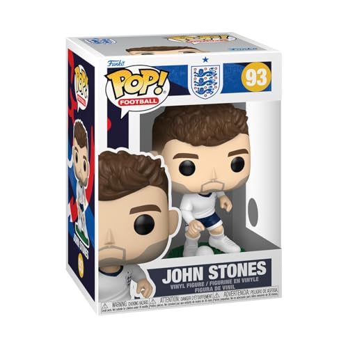 Funko POP! Football: England - John Stones - Figura in vinile da collezione - Idea regalo - Prodotto ufficiale - Giocattoli per bambini e adulti - Modello di figura per collezionisti ed esposizione