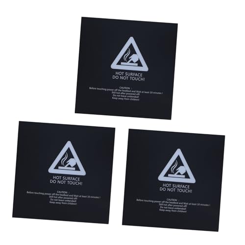 3 Pcs 3d Printing Build Surface for Heatbed, 220x220mm
