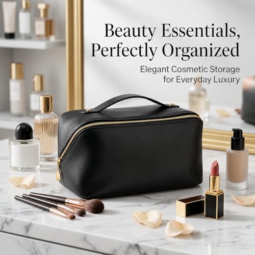 Image of Cosmetic Bag, Women's Makeup Travel Bag