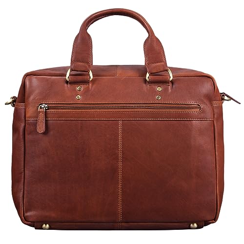 Umhängetaschen STILORD ‚Jack‘ Ledertasche Aktentasche Herren