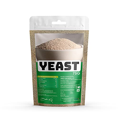 Image of BAKE KING Instant Active Dry Yeast 75gm, for Pizza Making