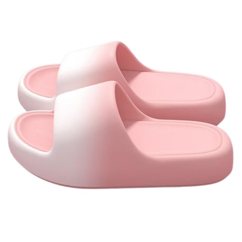 Tongs à semelles épaisses et sabots pantoufles de salle de bain ergonomiques