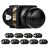 Ilyapa Passage Door Knobs, Black Closet Door Knob- Square Round Style Closet Door Handle Matte Black Farmhouse Door Knobs Interior Non Locking Indoor Doorknob, Round Door Handles, Matte Black, 10 Pack Ilyapa Passage Door Knobs, Black Closet Door Knob- Square Round Style Closet Door Handle Matte Black Farmhouse Door Knobs Interior Non Locking Indoor Doorknob, Round Door Handles, Matte Black, 10 Pack