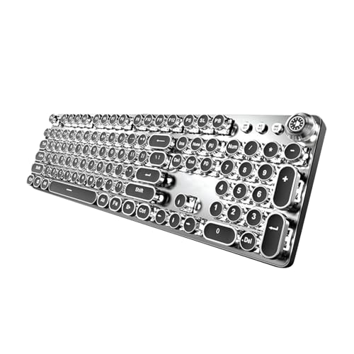 Amazon | Okiyakusama メカニカルゲーミングキーボードレトロパンク104