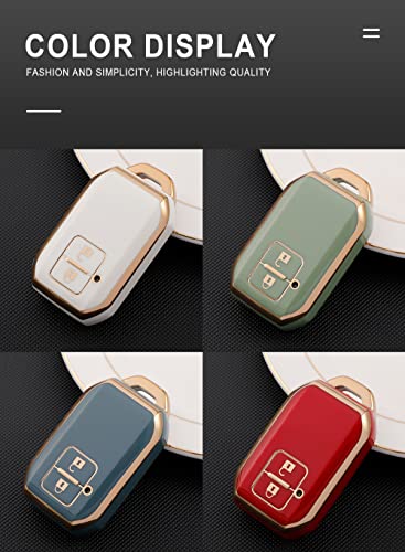 Coque de clé Suzuki Swift Wagon R accessoire protection télécommande smart remote gris