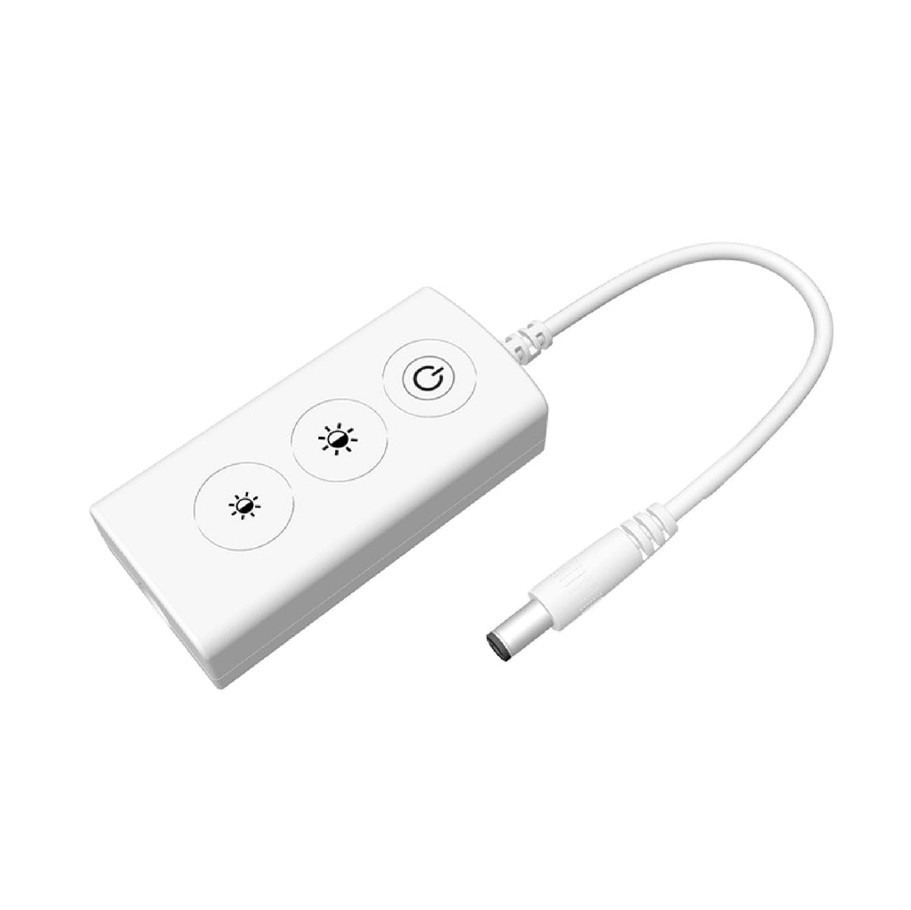 1CH*5A 5-24V DC WiFi & 2.4GHz RF Controller for Single Colour LED Strip Lights, Tuya App Alexa Google Assistant Voice Control, VD1(WT)