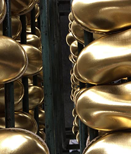 Sandgrens Swedish Low Heel Wooden Clog Mules For Women, Us 7-7.5 | Tokyo Metallic Gold, Eu 38 #TOP3