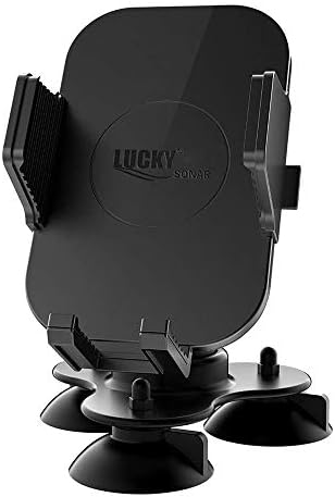 LUCKYLAKER Strong Suction Phone Mount Base Universal Marine Electronic Mount Ball Kayak Fish Finder Holder GPS Car Fishing for Truck Boat Canoe