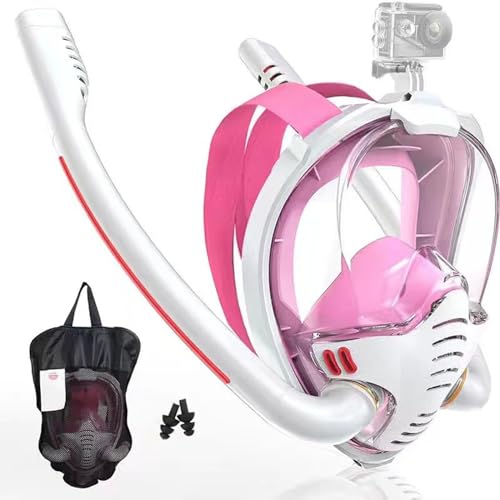 Gafas de buceo panorámicas y esnórquel seco para adultos