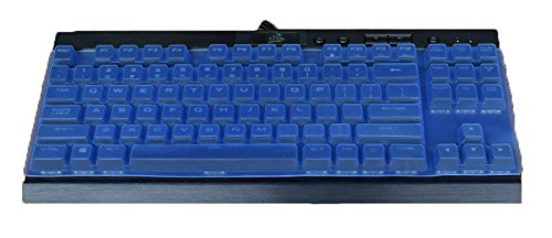 Keyboard Cover for Corsair K65 RGB/LUX RGB Mechanical Gaming Keyboard, Corsair K65 RGB Keyboard Protector - Blue