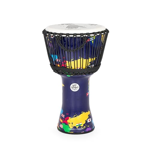 Djembé en corde avec tête 25,4 cm Percussion Plus Slap aux basses profondes et précises
