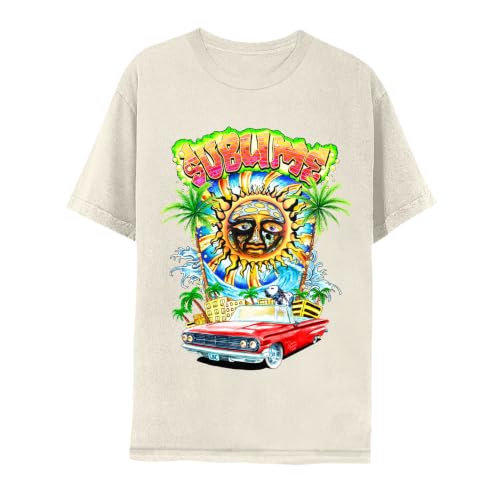 Amazon.com: 2Bhip Sublime Band Sun Palm Trees Lowrider Graphic T