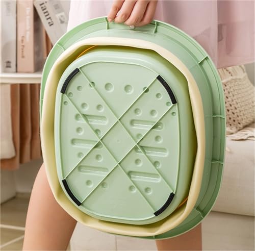 Bañera Plegable para Pies Verde con Tapa miniatura 5
