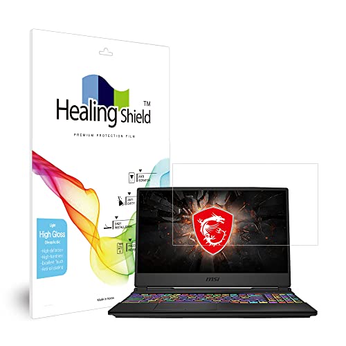 Muellery Healingshield �X�L���V�[���t���ی�t�B���� Screen Protector Light Oleophobic High Gloss Film Compatible with MSI GL65 PHFL1555_laptop