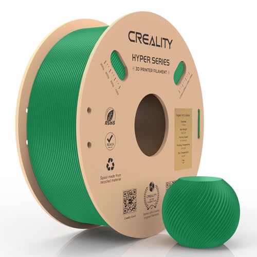 Creality PETG Filament, Hyper PETG 1.75 mm 3D Printer Filament with 30-600 mm/s, Dimensional Accuracy +/- 0.02 Cardboard