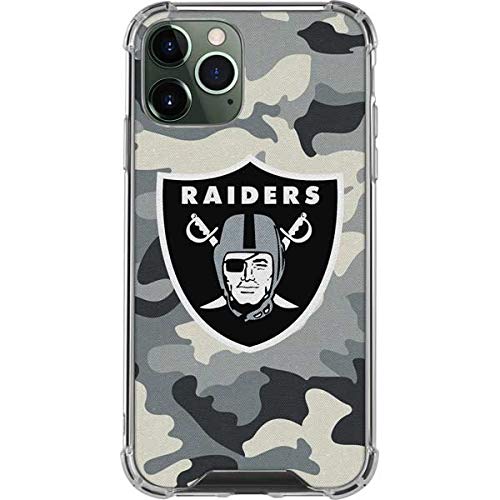 Skinit Clear Phone Case Compatible with iPhone 12 Pro Max - Officially Licensed NFL Las Vegas Raiders Camo Design