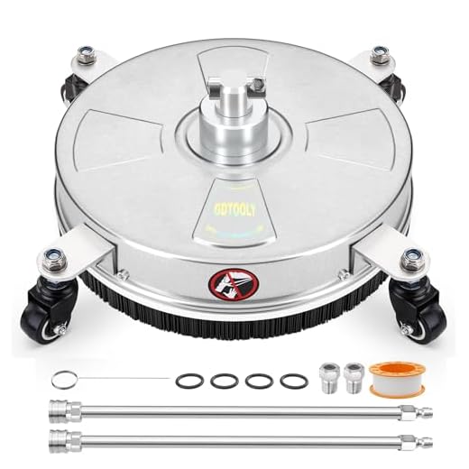 16" Powerful Pressure Washer Surface Cleaner