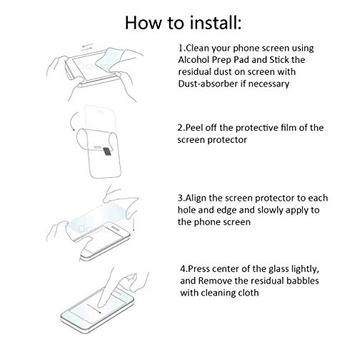 Image of Orzero (2 Pack Tempered Glass Screen Protector Compatible for Samsung Galaxy Tab A 8.4 (2020) SM-T307, 9 Hardness HD Anti-Scratch Full-Coverage Bubble Free