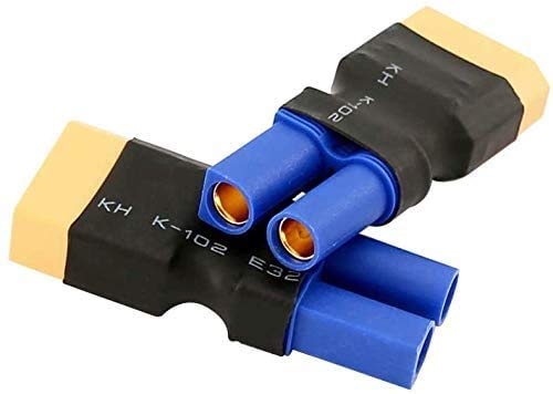 Lot De 4 Adaptateurs Connecteurs RC EC5 Vers T (Deans) Mâle/Femelle - Pour Drone, ESC, Chargeur De Batterie