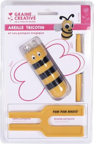 L'univers de Piwi Abeille tricotin avec Pompon Magique