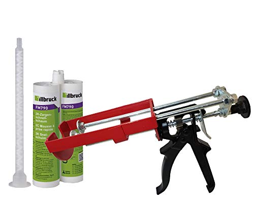 Axppin Kombiset 1x FM790 Zargenschaum á 210ml + 2K Pistole DM21-Metall