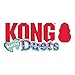 KONG Duets Dental Dog Toy - Raised Nubs with Dual Textures to Clean Teeth and Freshen Breath (Stick (Small))