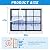 2 Pcs Window Plastic Insulation Kit 47'' x 63'', Window Insulation Covering Film for Winter, Heavy Duty Clear Shrink Film Window Seal Kit to Keeps Cold Air Out and Warm Air in