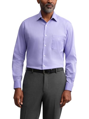 Image of Van Heusen Men's Dress Shirt Fitted Everyday Defense Stretch
