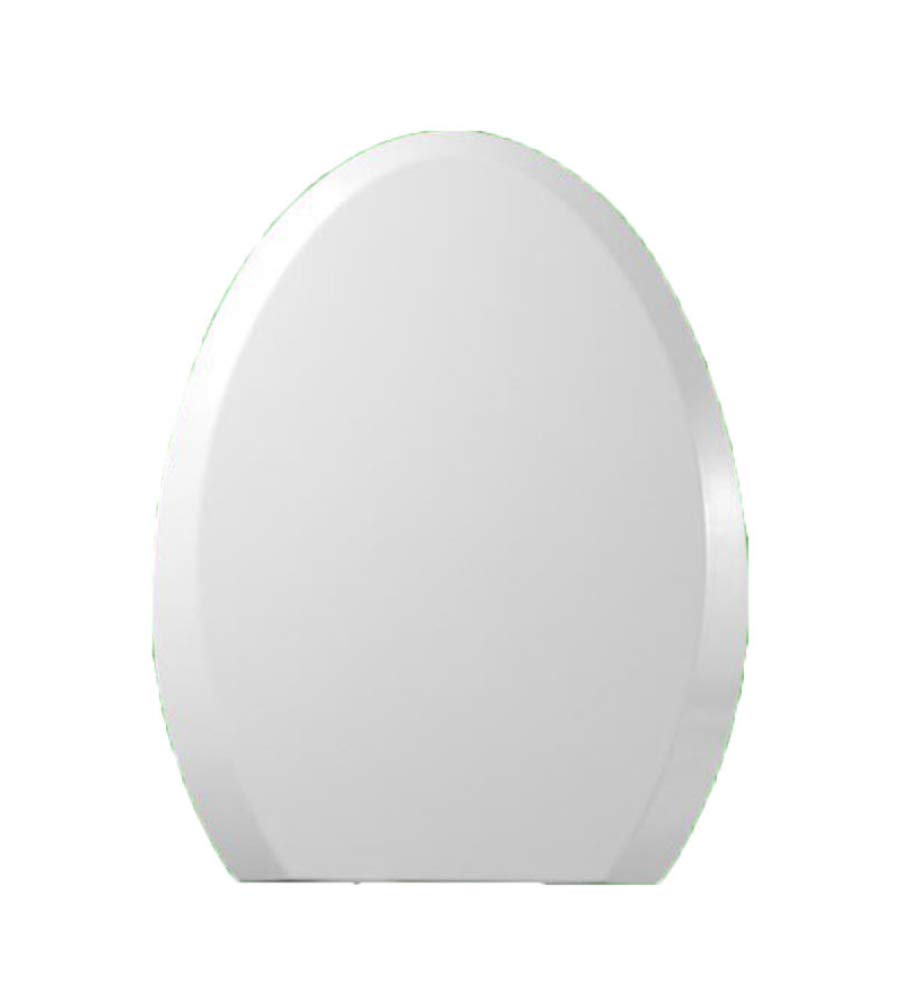 CGJdfjhE toilet lid， Adjustable Hinge Top Mounted Thickened Toilet Lid for V/U Shape(V35.2 * 46CM)