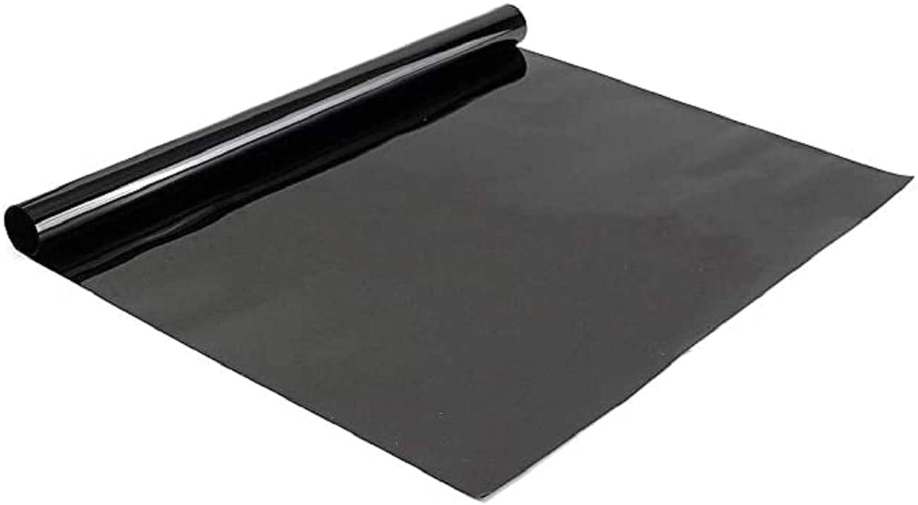 TRUE LINE Automotive 20% VLT Heat & UV Block Professional Window Tint Sun Visor Windshield Adhesive Film Roll (2Ply Carbon Film, 38