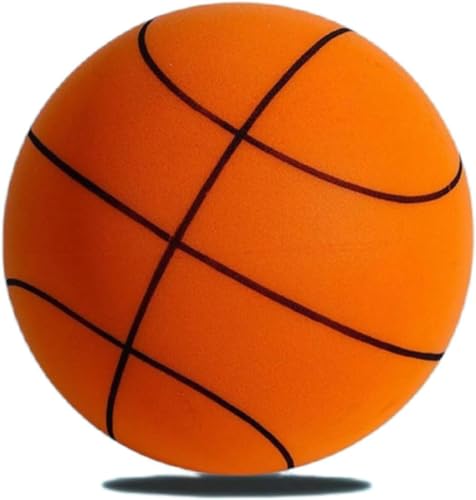 24CM Silent-Basketball, 2025 Foam-Basketball,Silent-Basketball-Dribbling-Indoor, Uncoated High-Density Foam Ball Low Noise Basketball Training for Various Indoor Activities No.7
