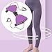 kowaku Ab Twister Board Waist Twisting Machine with Massage Foot,with Handles,Equipment,Belly,Twisting Disc for HIPS Arms, Purple Black