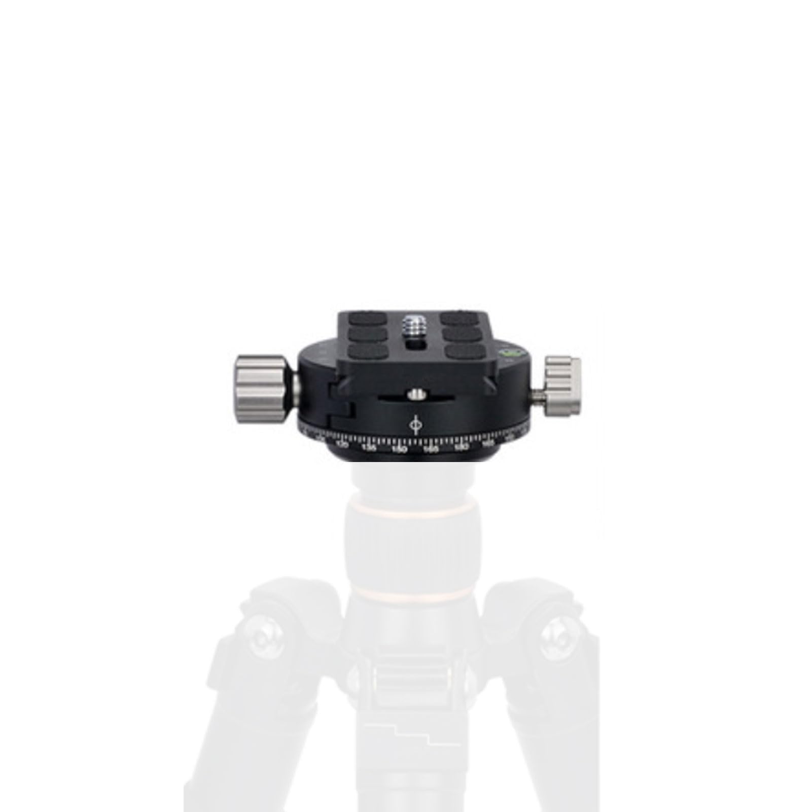Morsetto Panoramico a Testa Girevole 360° in Lega di Alluminio 60mm, | Morsetto per piastra a sgancio rapido con vite da 1/4 di pollice, carico di 15 kg, per treppiede per fotocamera, testa a
