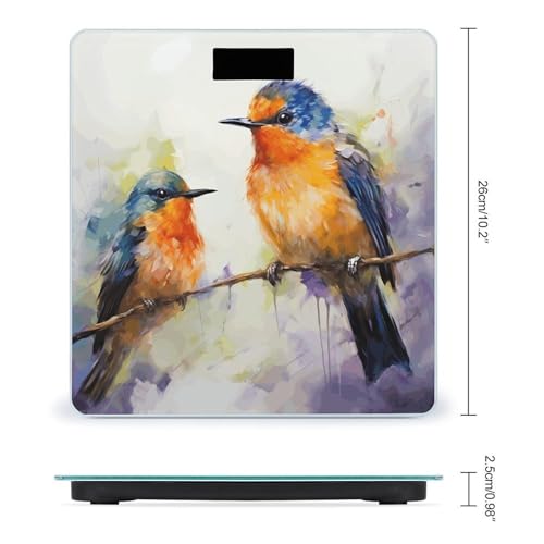 Báscula digital de baño vidrio templado 10.2 in miniatura 2