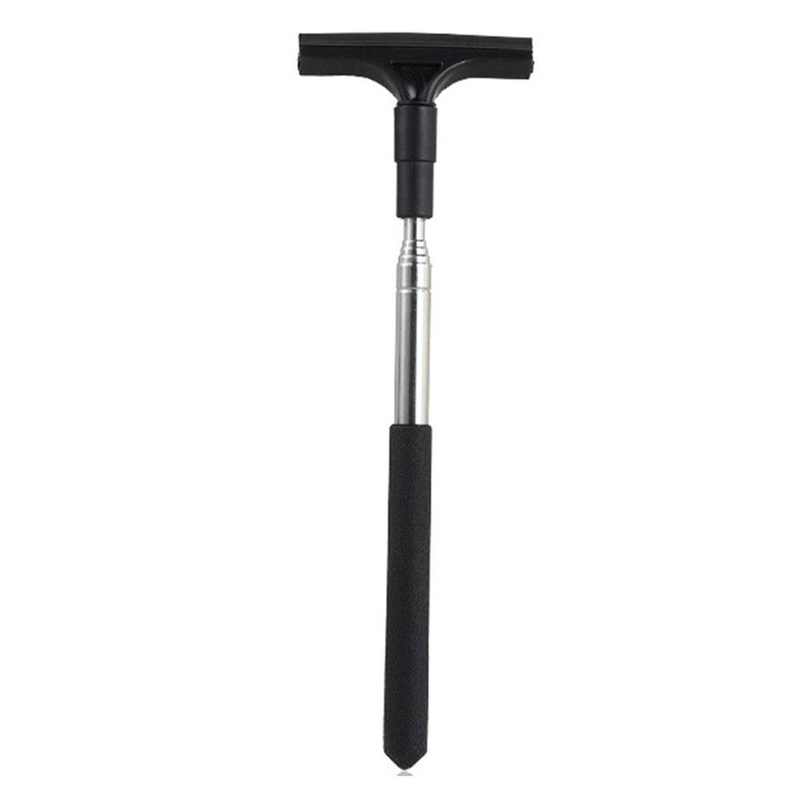 TRRYUIP Side Mirror Squeegee Car Rearview Mirror Wiper Telescopic Multifunctional Window Washer Glass Cleaning Brush(Black)