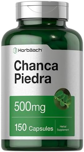 Chanca Piedra Capsules | 500mg | 150 Count | Non-GMO and Gluten Free Herbal Supplement | by Horbaach