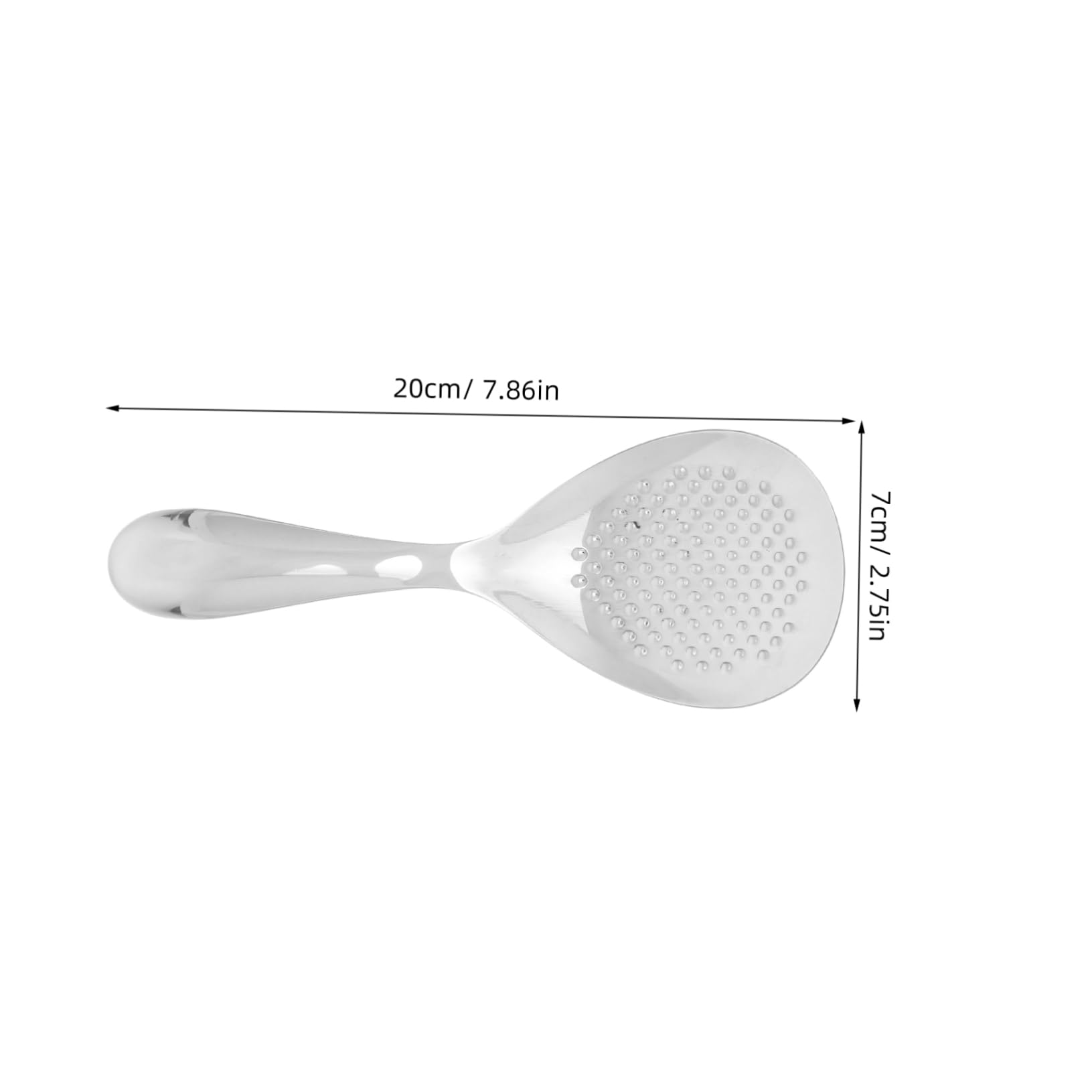Ipetboom Stainless Steel Rice Paddle Non Stick Rice Spoon with Comfortable Grip for Easy Serving Kitchen Utensil and More for Home and Buffet Parties