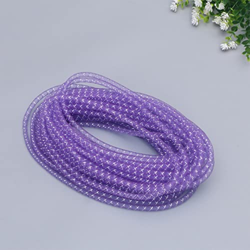 2 Pacotes Tubos De Malha Para Fazer Grinaldas Tubo Trançado Corda De Colar Cordão De Rede Fio De Pol